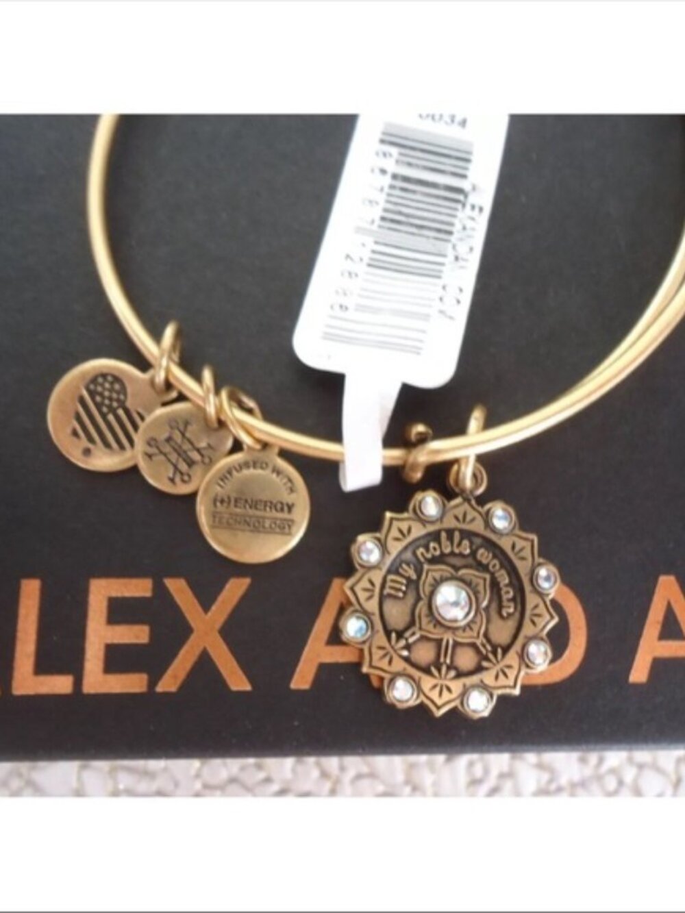 💞 NWT ALEX AND ANI - Maid of Honor Charm Bracelet 745